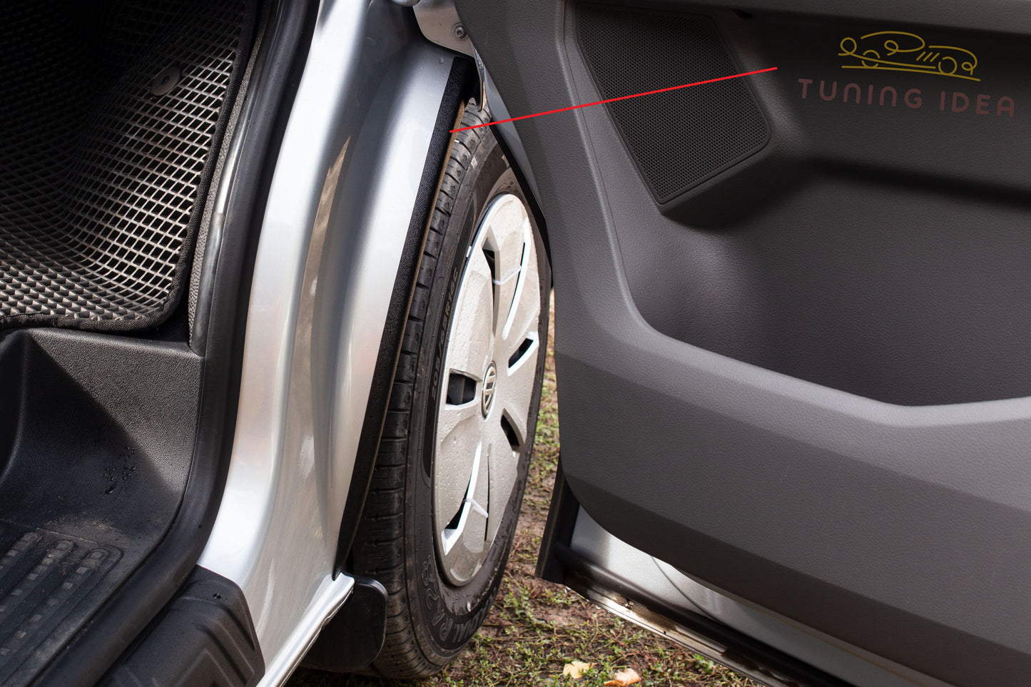 Front Wheel Arch Trims Volkswagen Caravelle 2003-2019, 2019- T5,6, 6.1 Transporter, Multivan