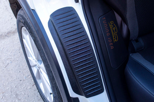 Trims on the inner parts of the rear arches of Nissan Qashqai 2014-2021