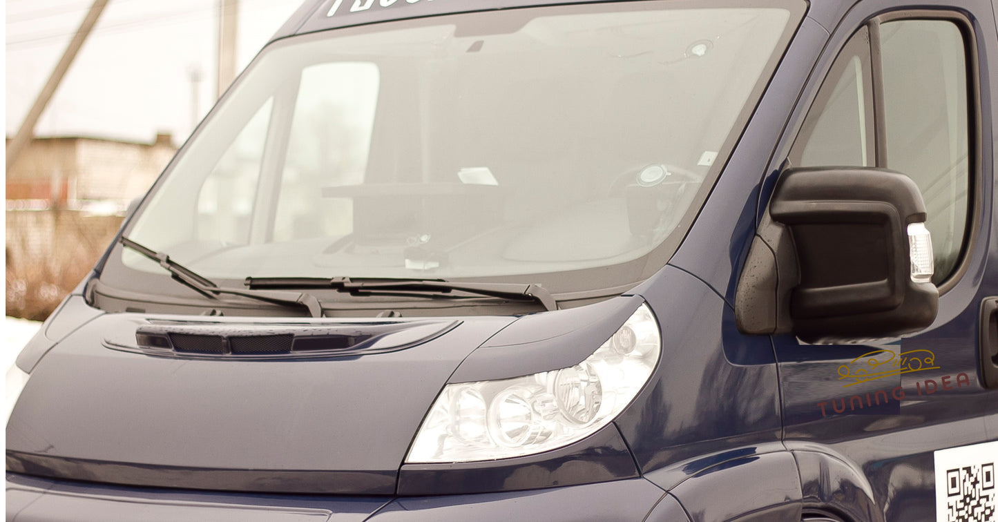 Side mirror trims Citroen Jumper 2006-2013, 2014- Fiat Ducato, Peugeot Boxer (Idea 2)